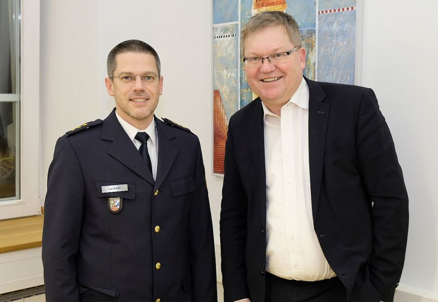 Neuer  Leiter der Polizeiinspektion zum Antrittsbesuch im Rathaus