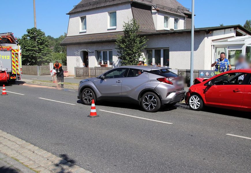 Unachtsamkeit führt zu Unfallgeschehen