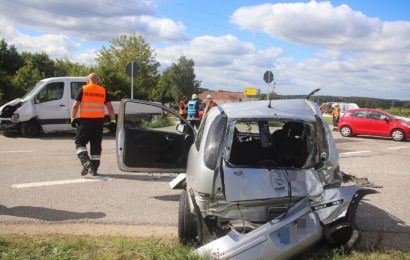 Schwerer Verkehrsunfall am Vormittag bei Guteneck