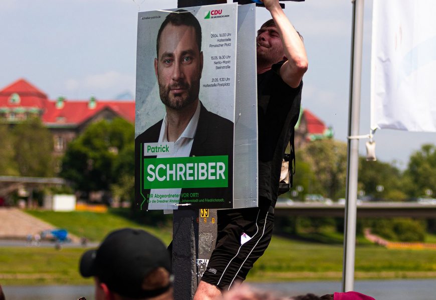 Beschädigung eines Wahlplakates in Kaspeltshub