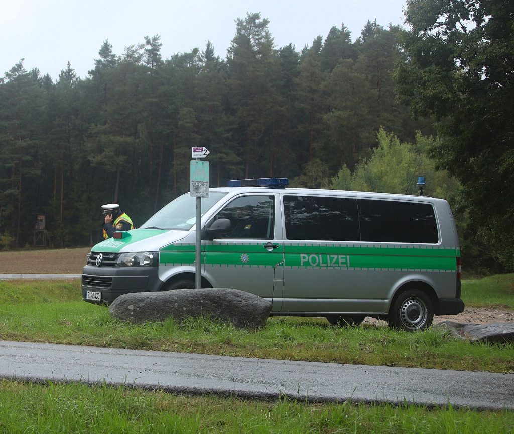 Anhaltungsstelle der Polizei Foto: © Pressedienst Wagner