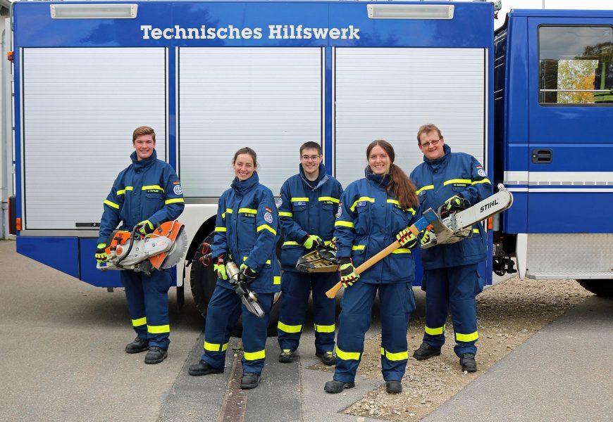 Fünf starke Einsatzkräfte für das THW Amberg