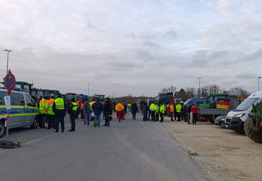 Protestveranstaltungen der Landwirte