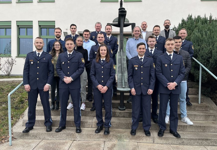 Begrüßung der Neuzugänge bei der Polizei im Bereich Weiden